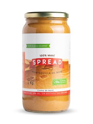 MANTEQUILLA DE MANÍ 100% MANÍ X1KG