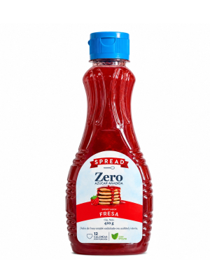 SYRUP FRESA SIN AZÚCAR X450G